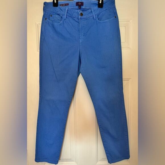 NYDJ | Clarissa Blue Ankle Slimming Stretch Jeans, Size 12 Like New - Picture 1 of 5